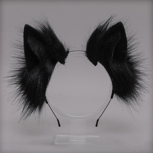 Love Cat Ear Hair Accessories Suit