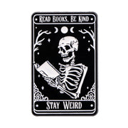 Skull Nerd Brooch Cartoon Badge Creative