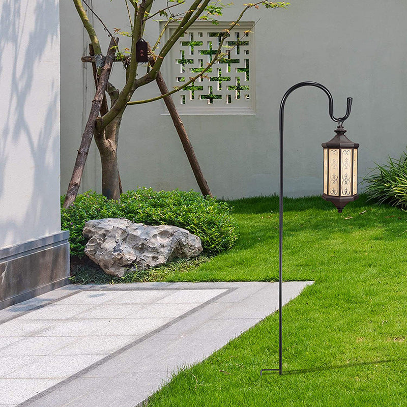 Garden Lamp Outdoor Garden Anti-rust Floor Outlet Hook Rod