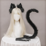 Love Cat Ear Hair Accessories Suit
