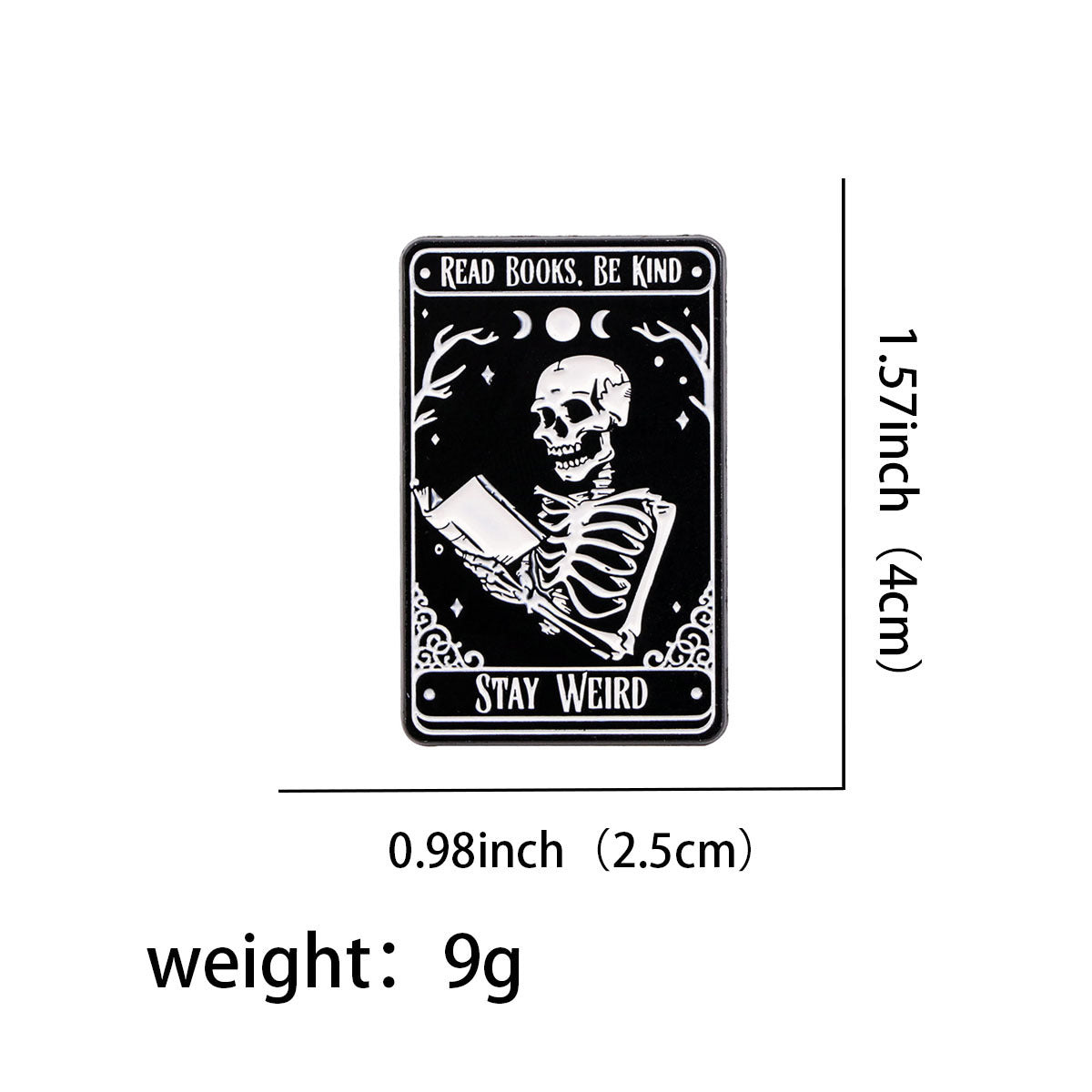 Skull Nerd Brooch Cartoon Badge Creative