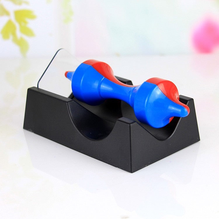 Weird magnetic gyroscope