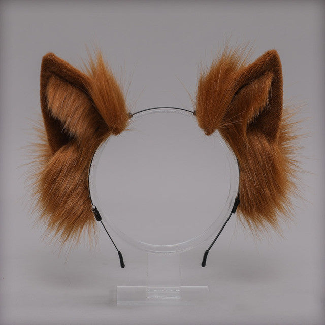 Love Cat Ear Hair Accessories Suit