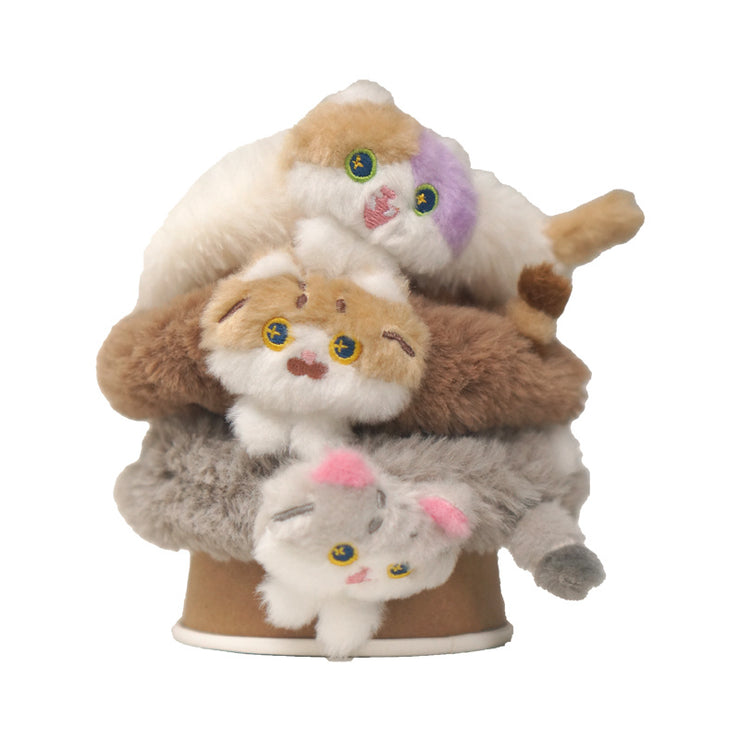 Original Cat Cute Japanese Hair Accessories Plush Rope