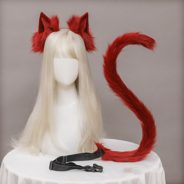Love Cat Ear Hair Accessories Suit