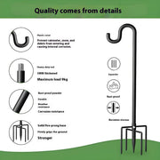 Garden Lamp Outdoor Garden Anti-rust Floor Outlet Hook Rod