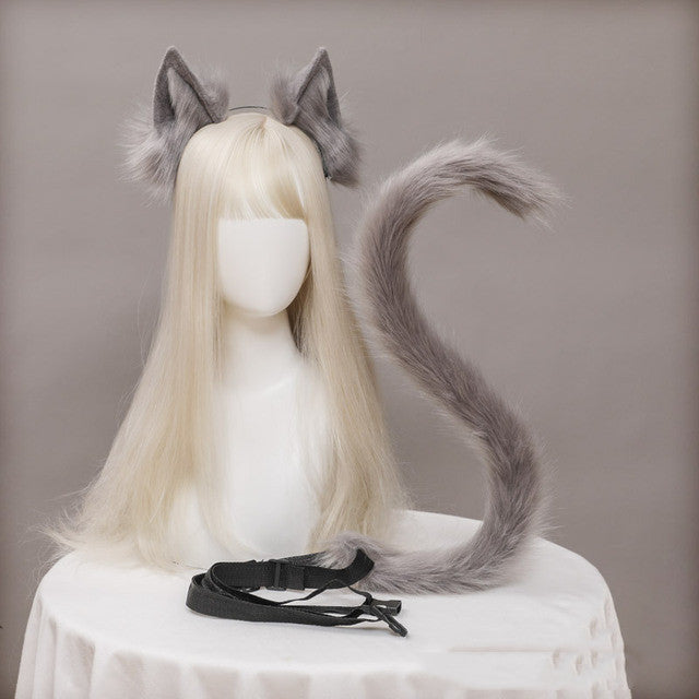 Love Cat Ear Hair Accessories Suit