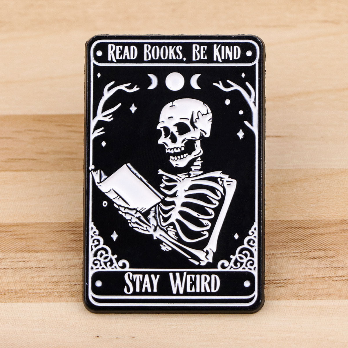 Skull Nerd Brooch Cartoon Badge Creative