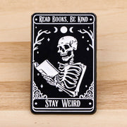 Skull Nerd Brooch Cartoon Badge Creative