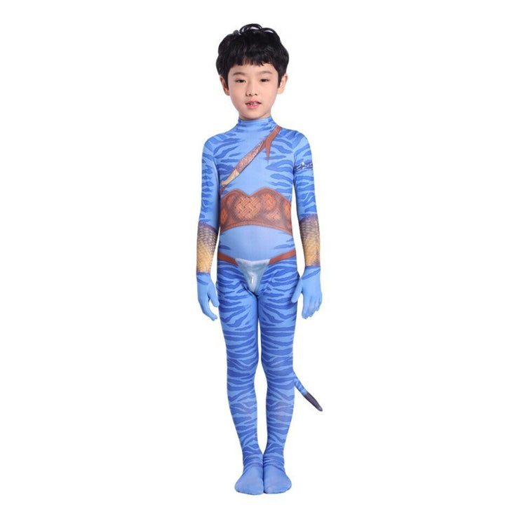 Avatar Children's Clothes Stage Costume Superhero Tights