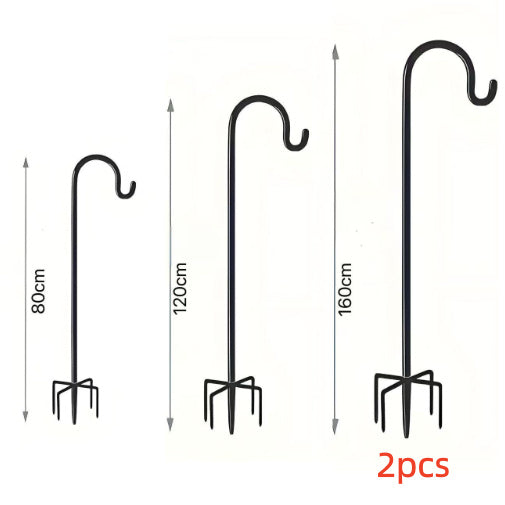 Garden Lamp Outdoor Garden Anti-rust Floor Outlet Hook Rod