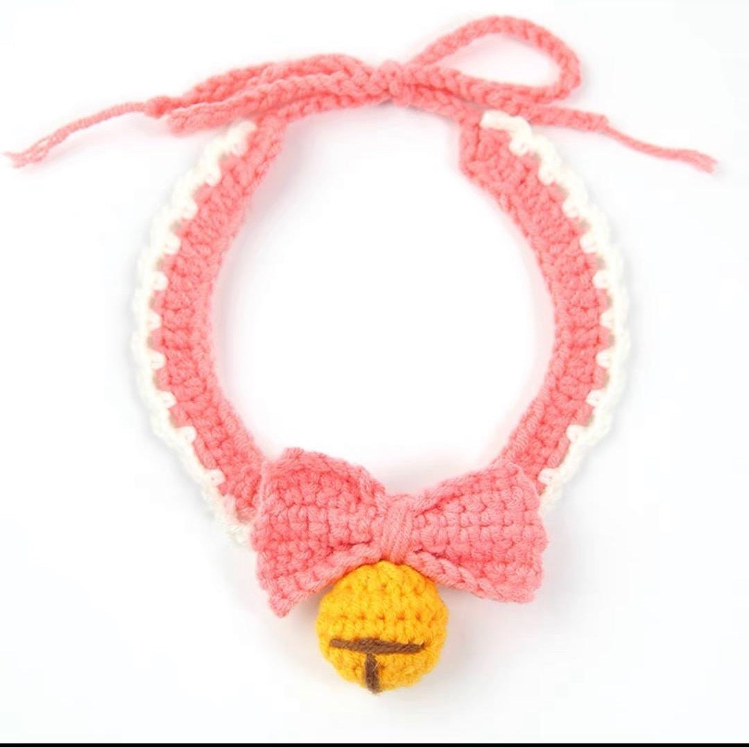 Knitted Collar Cat And Dog Scarf Posing Accessories