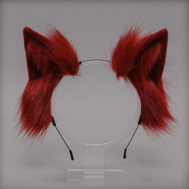 Love Cat Ear Hair Accessories Suit
