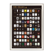 Creative 100 Books Must Read And Scratch Posters