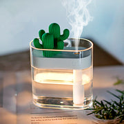 160ML Ultrasonic Air Humidifier Cactus Color Light USB Essential Oil Diffuser Aroma Diffusor Anion Mist Maker